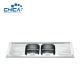 Double Bowl Kitchen Sink Press Kitchen Sink With Faucet Stainless Steel Kitchen Sink With Wing