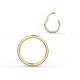 Hinged Segment 18K Gold Nose Piercing Classic 6-12mm Dimension