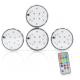 Waterproof Remote Control Multi Color Submersible LED light  4PCS As One Set
