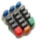 SGS PU Coating Rubber Keyboard Keys 60 Shore A