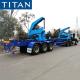 TITAN 40ft sidelifter container side loader unloading trailer