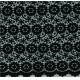 Black Geometrics Chemical Lace Embroidery Fashion fabric for Garment Accessories