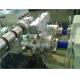 CE / ISO9001 Twin Screw Extruder Pvc Pipe Extrusion Line 150-800kg/H