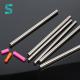 100% CP Titanium Drinking Straws Lightweight Customized Logo 200mm Length