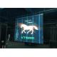 Energy Saving Large Outdoor Transparent LED Wall Giant Screen , Reduce The Wind Load