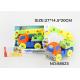 Multi Colored Kids Excavator Toy Truck , Toy Construction Vehicles Set