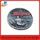 3D challenging metal coins,3D alloy die cast metal coin with old silver plated