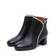 S211 Factory retro handmade leather high-heeled short-tube women's boots increased thick with fashion all-match simple