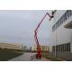ISO / CE 53M Crawler Telescopic Upright Boom Lifts With 350KG Loading Capacity