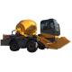 Front Discharge Mobile Self Loading Concrete Mixer Hydraulic System Heavy Duty
