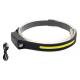 350lm Rechargeable COB LED Headlamp With Gesture Wave Sensor 3W Spot Illumination Camping Climbing Hiking