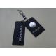 Printed Paper Hang Tags For Clothing Line Plastic Seal Tag UV Coating Silver Foil Logo