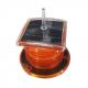 2-3NM Amber Solar Marine Aquaculture Beacon Light With Bird Spike Solar Navigation Warning Lamp for Ship Boat