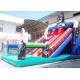 Giant Colorful Super Man Inflatable Dry Slide OEM 0.55mm PVC Tarpaulin For Outdoor