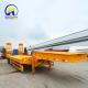 Low Bed Truck Trailer 80 Ton Lowbed Trailer with Spare Tire Carrier and Lowboy Axle