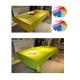 3Ply Lemon Green Disposable Paper Tablecloths 54 X 108in For Garden Party