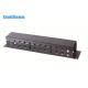 12 Port Rack Mounted Cable Management Cold Rolled Steel With Powder Coat Finishing
