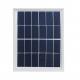 Solar glass panel 6V 3W garden light accessories