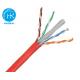 PVC Jacket Cat 6 Network Cable 23awg 8 Conductor  Cca Communication Cable
