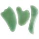 Handicrafts Aventurine Jade Face Scraper Therapy Tablets Gua Sha Plate For Face