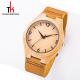 Handmade Wood Minimalist Leather Watch Waterproof Leather Belt Watch