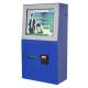 Tel / Transport Card Recharging Multimedia Kiosks with Card Printer and Coin Hopper