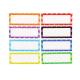 Self Adhesive Removable Labels 0.8mm Dry Wipe Sticky Labels With Colorful Frame