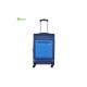 600D Economic Polyester Soft Sided Luggage with One Front Pocket and Spinner Wheels