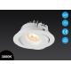 IP54 7W Adjustable Ceiling Lighting Round LED Recessed Downlight Dimmable