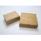 Custom Logo Wooden Crate Gift Box , Small Packaging Square Wooden Box With Magnetic Lid