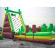 Large-Scale Inflatable Rock Climbing Wall With Slde And Pool For Entertainment