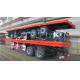 2 Axles heavy duty flatbed container trailer  | TITAN VEHICLE