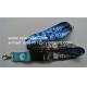 Sublimated neck lanyard with plastic release buckle and swivel clip,
