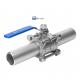 1000WOG PN16-PN64 Lever With Lock Manual Lengthening Butt Welded Ball Valve Q61F