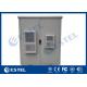 Weatherproof Outdoor Telecom Cabinet Dual Compartment Aluminum For Housing Electronics