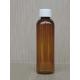 180ML Amber Round Cosmetic PET/HDPE Bottles With the scale Supplier Lotion bottle, Srew cap