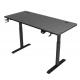 Adjustable Height Electric Desk for Kids 600mm Width Black Metal Home Office Study Table