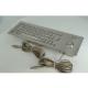 Ip65 Stainless Steel Keyboard With 800 Dpi Trackball For Industrial Applications