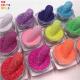 Sparkle Color Pearlescent Glitter For Nails Polyester Material Non Toxic