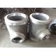 A234WPB A234WPC Carbon Steel Equal Tee Anti Corrosion For Chemical Industry