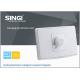 hot electrical wall dimmer safe high quality light dimmer switch stainless brushed wall dimmer