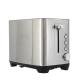 1000W Household Long Slot Toaster Stainless Steel 2 Slice 120V