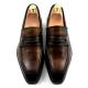 Custom Mens Leather Dress Shoes Goodyear Shoe 100% Handmade Genuine Leather Loafers
