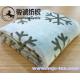 Snow pattern printed short plush soft blanket fabric for hometextile and bedding
