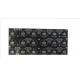 High TG FR4 LED Aluminium PCB Board For Wash Wall Lamp Black Solder