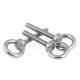 Metric Thread Zinc Plated Eye Bolts Nuts Grade 4.8/6.8/8.8/10.9/12.9 For Secure Fastening