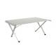 Plywood Aluminum Patio Dining Table With Powder Coated Frame
