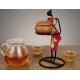 Creative Characters Chinese Etiquette Tea Holder for Home Decoration