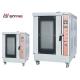 High Temperature Hot Air Eight Trays Stainless Steel Gas Convection Oven For Bakery