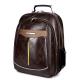 Zipper Closure Retro Leather Backpack For Outdoor Multi - Functional Wear